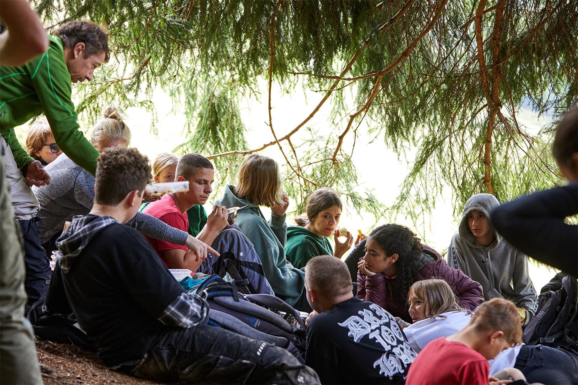 Balderschwang Pause Gruppe